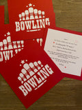 Carte d'anniversaire Bowling