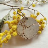 Porte-clé carte souvenir bois ou plexi