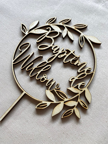 Cake topper personnalisé – L'atelier des petits papiers